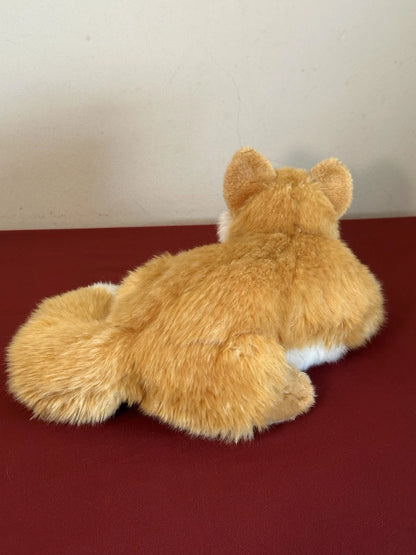 Rarissimo peluche WWF Oko volpe rossa sdraiata 26 cm 10” volpe arancione ritirato