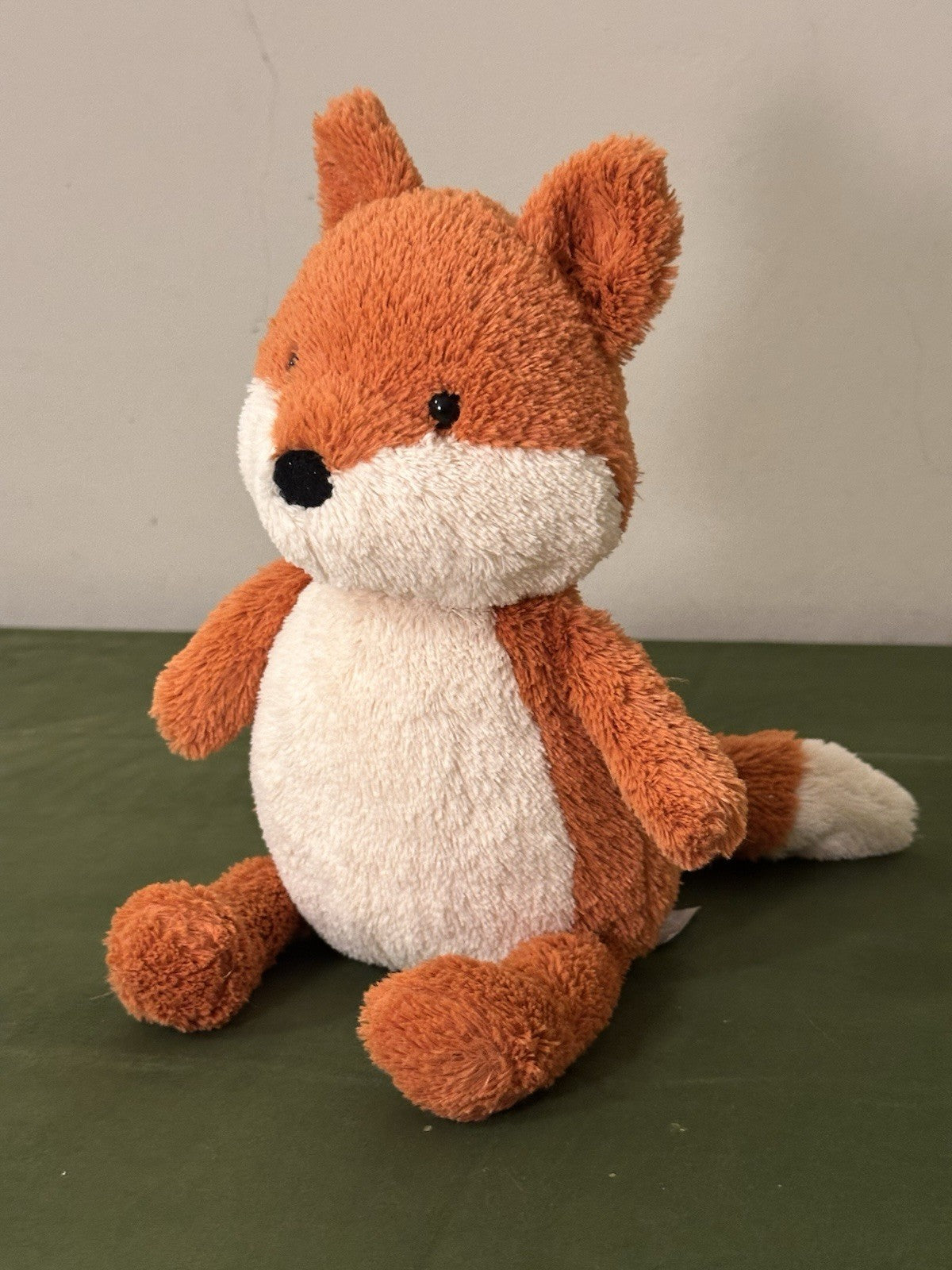 Peluche Jellycat Medium Peanut Fox nuovo senza etichette Woodland Orange Foxy morbido raro ritirato-