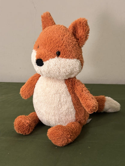 Peluche Jellycat Medium Peanut Fox nuovo senza etichette Woodland Orange Foxy morbido raro ritirato-
