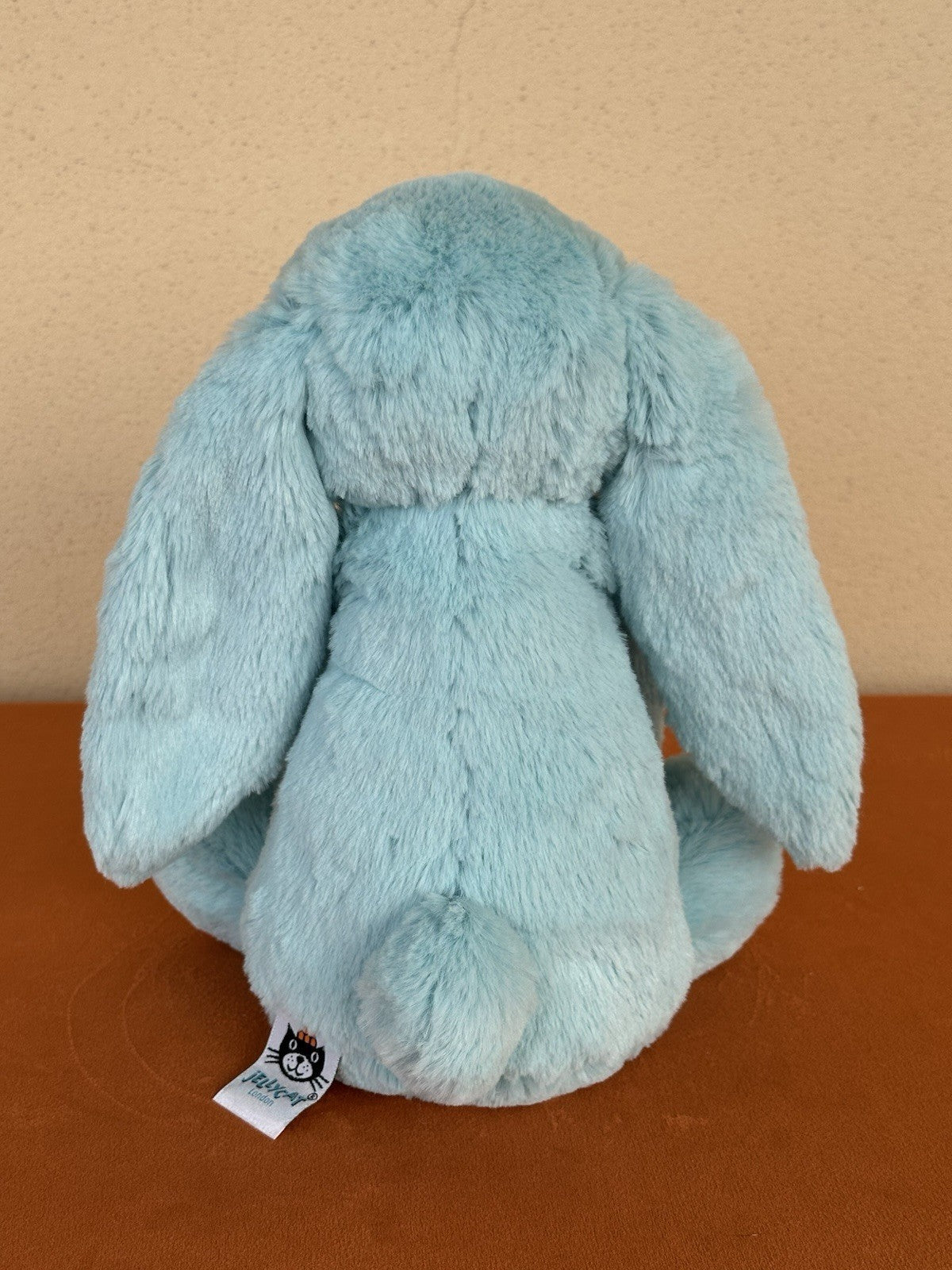 Jellycat Medium Bashful Aqua Bunny BNWOT Retired Rare Soft Toy Rabbit Plush