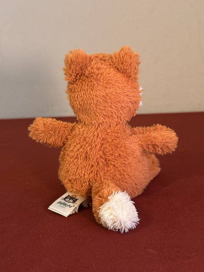 Jellycat Tiny Peanut Fox BNWOT Woodland Orange Foxy Rare Retired Size 6in Plush