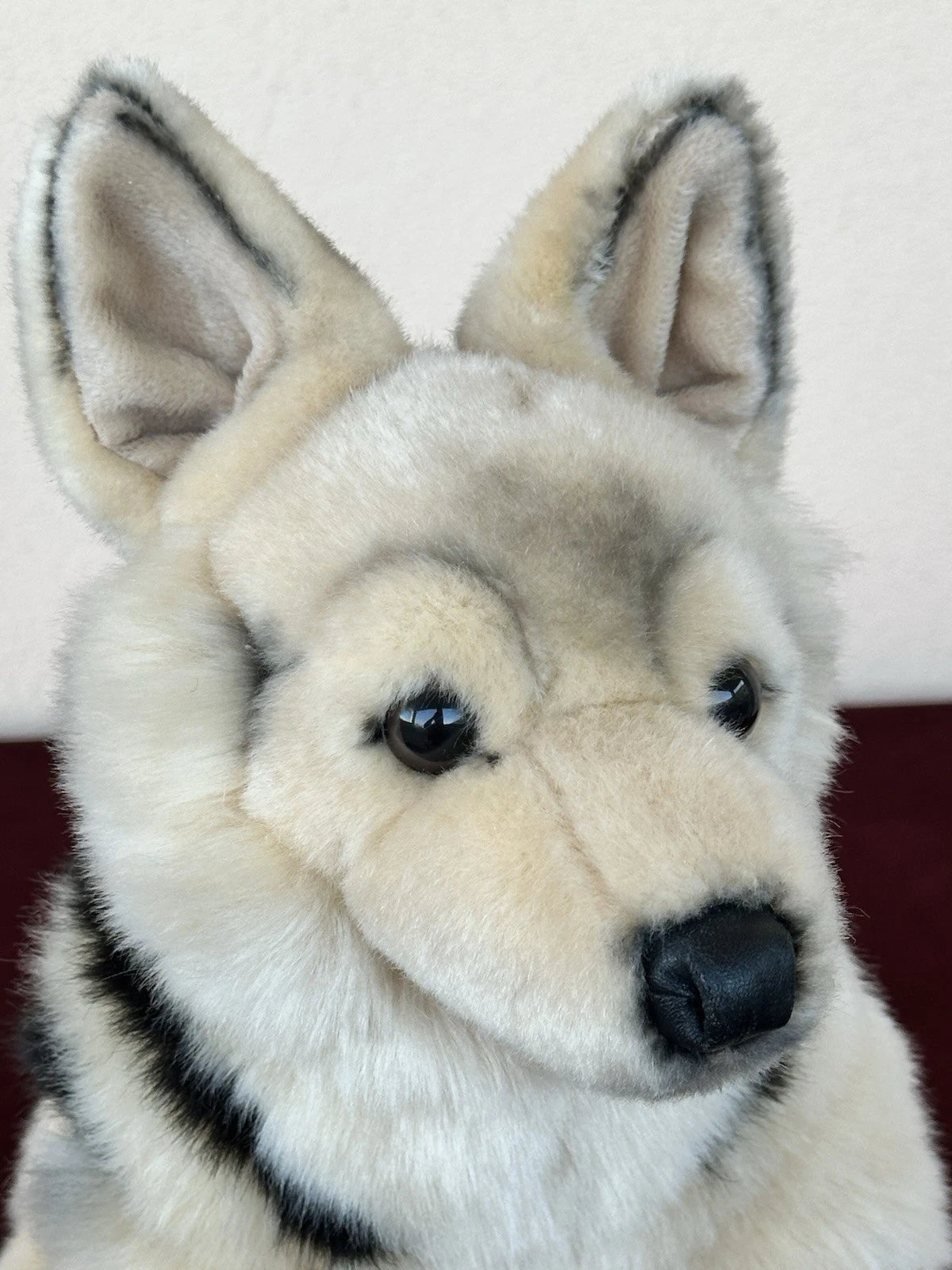 Leosco Per Uni-Toys Seduto Pastore Tedesco Cucciolo Peluche Pensionato Cane Giocattolo Morbido