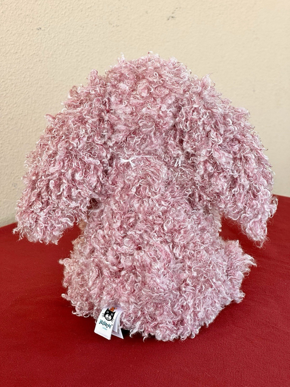 Jellycat Edizione Speciale Bashful Imogen Bunny Nuovo con etichette Coniglio Rosa Polvere Riccia HTF-