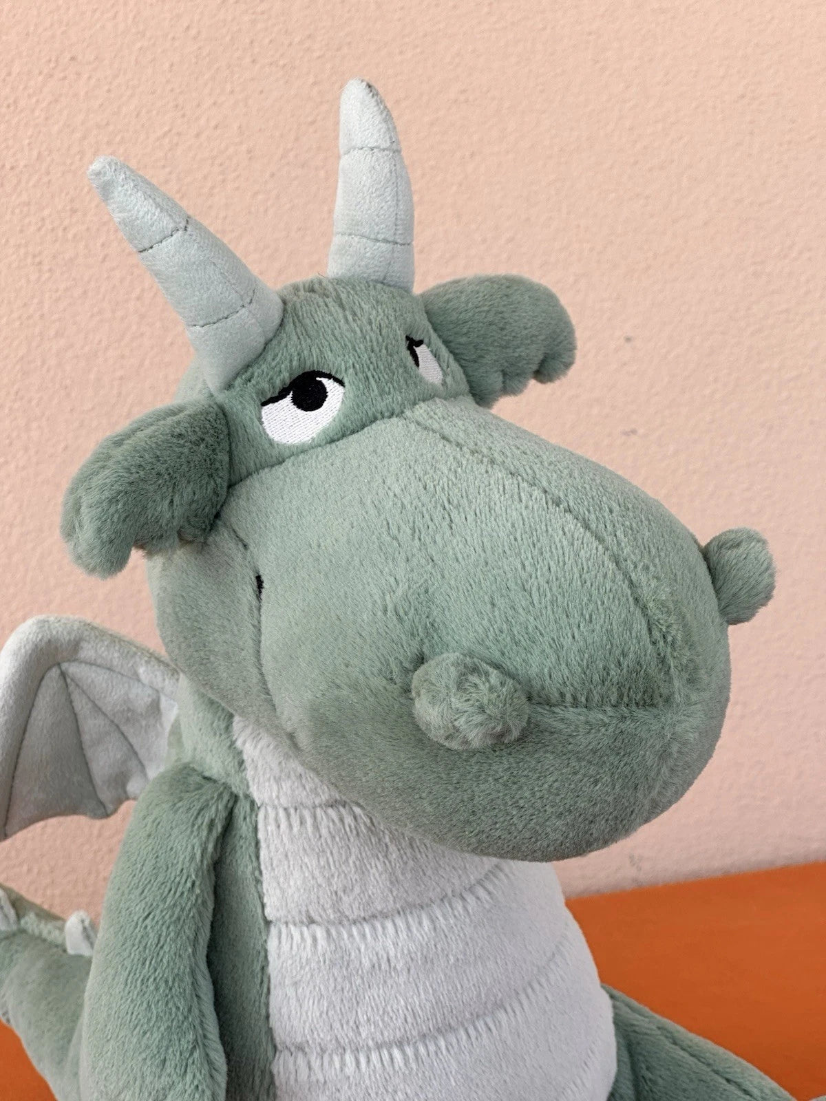 Jellycat Adon Dragon BNWOT Rare Retired Green Dragon Soft Toy