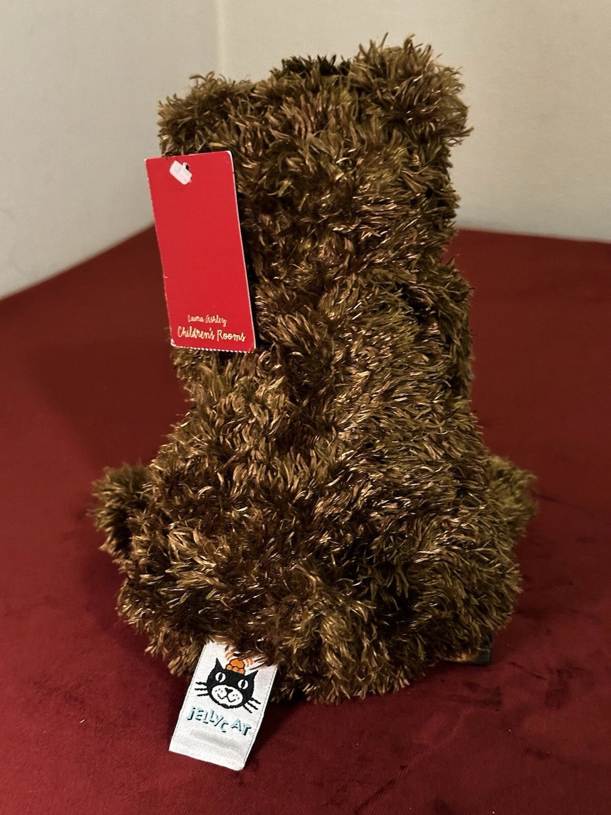 Jellycat Small Bunglie Dark Brown Bear New w. Tags Laura Ashley Children’s Rooms
