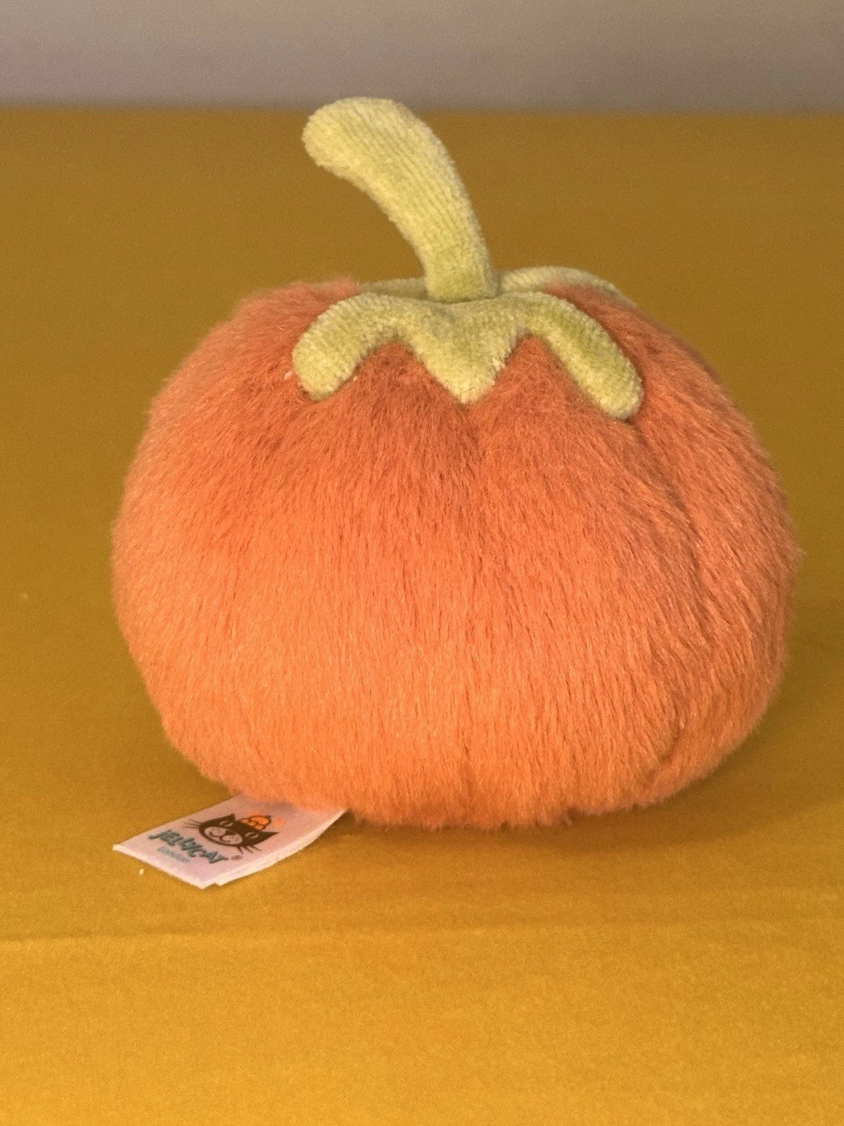 Jellycat Fluffy Pumpkin BNWOT Tiny Rare Retired Squash HTF Halloween Soft Toy