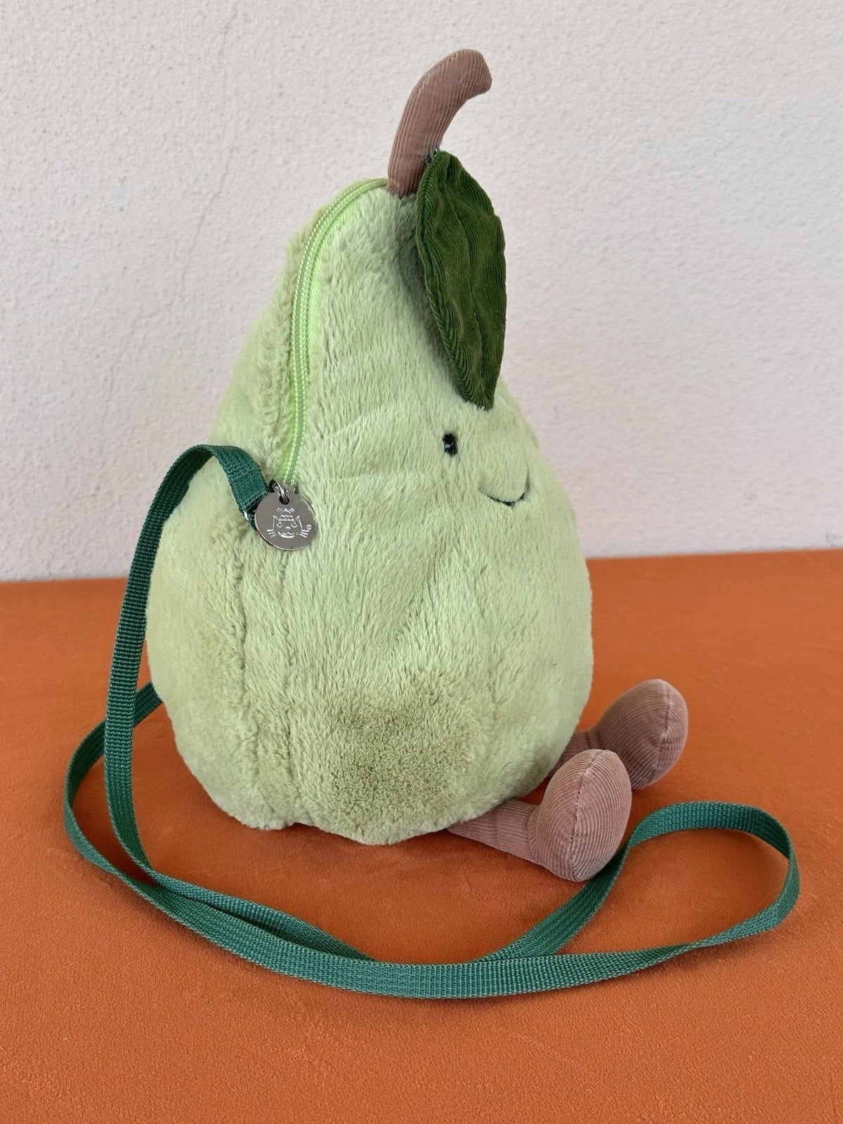 Borsa Jellycat Amusabile Pera Cibo Frutta Pensionato Tracolla Giocattolo Morbido Raro Peluche