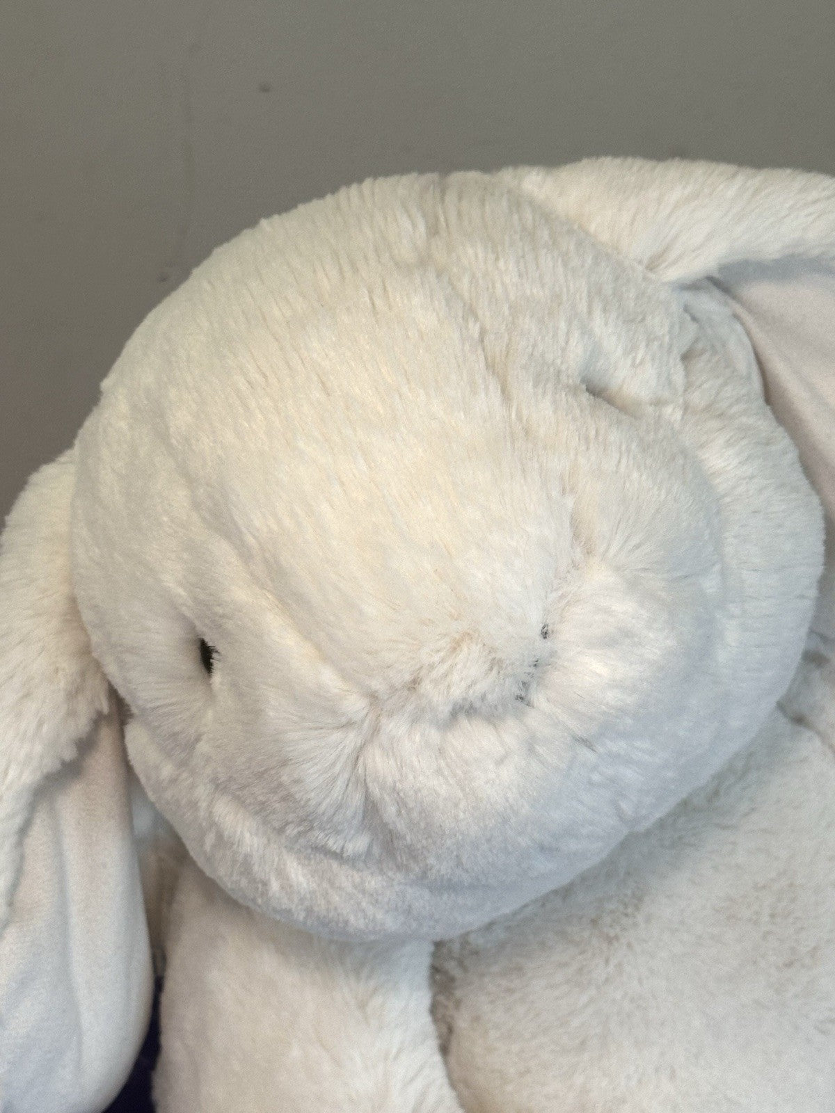 Bonpoint x Jellycat GRANDE coniglietto bianco crema nuovo senza etichette da collezione raro coniglio ritirato-