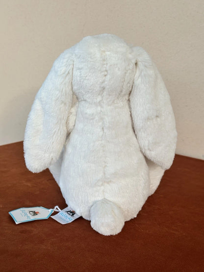 NUOVO coniglietto Jellycat Medium Bashful crema fiori ciliegio nuovo con etichette coniglio in pensione peluche