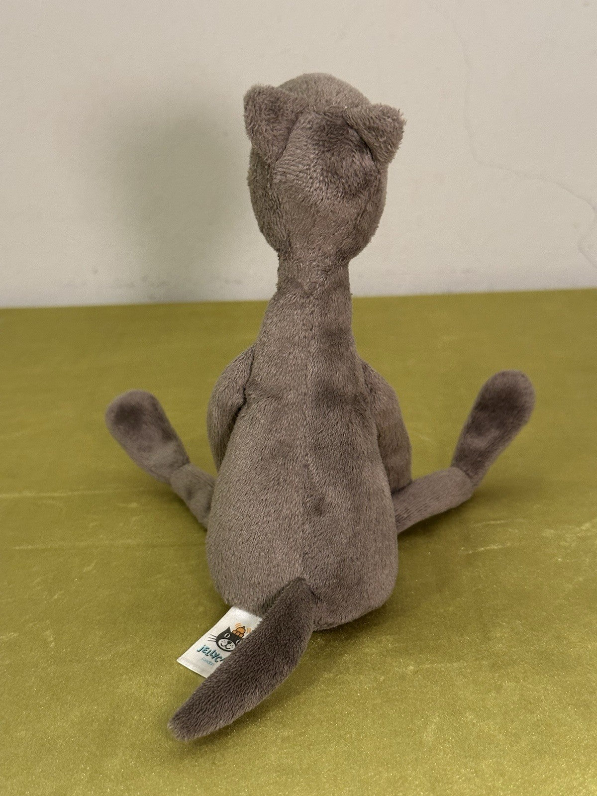 Peluche Jellycat Rumplekin Mutt marrone grigio cane raro cucciolo in pensione cm.30-