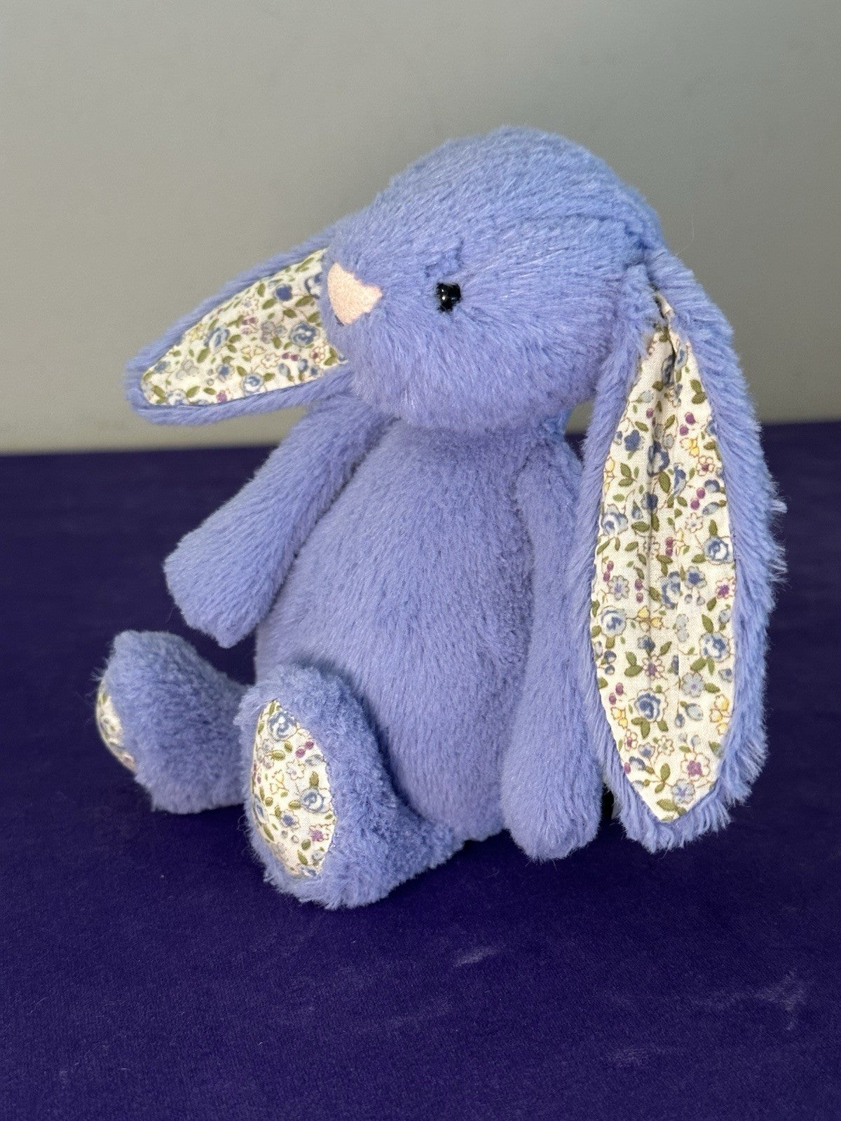 Peluche raro Jellycat piccolo timido coniglietto fiori campanelle peluche morbido giocattolo coniglio ritirato-
