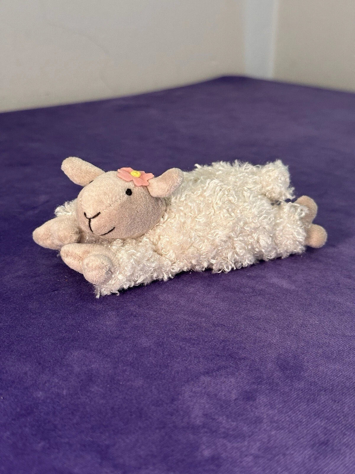 New Jellycat Flopsy Lamb BNWT Tiny Vintage Cream Sheep Rare Retired Soft Toy