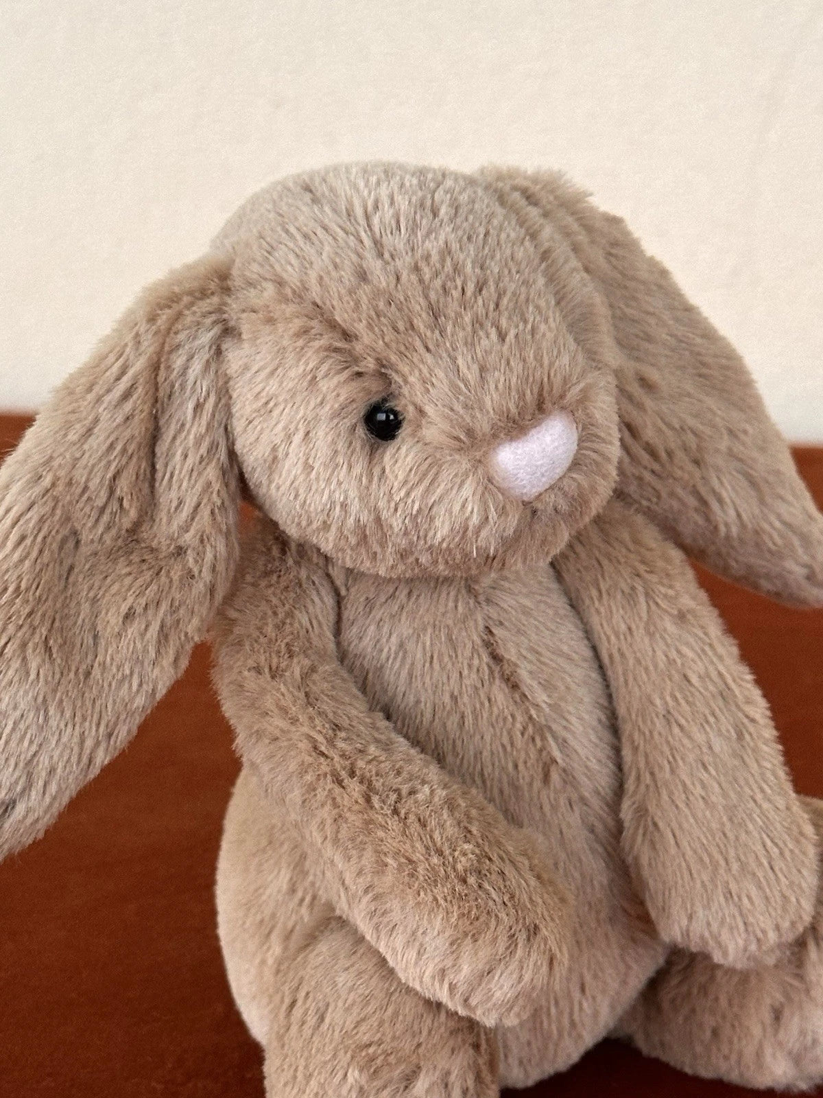 Jellycat Small Bashful Biscuit Bunny BNWOT Retired Brown Beige Rabbit Rare Plush