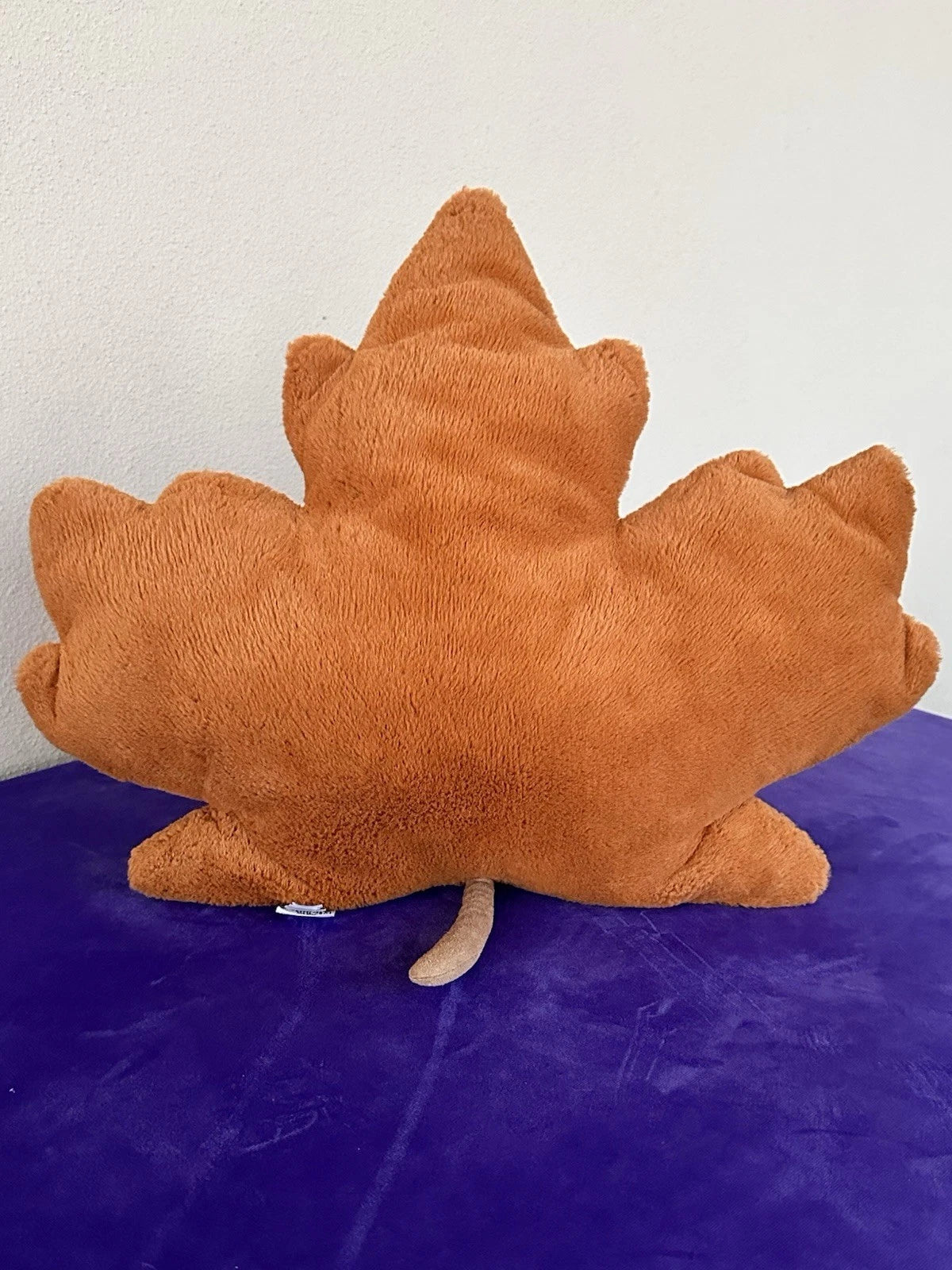 Jellycat Woodland Maple Leaf Large Warm Brown Leave Rare Retired Soft Toy Plush
