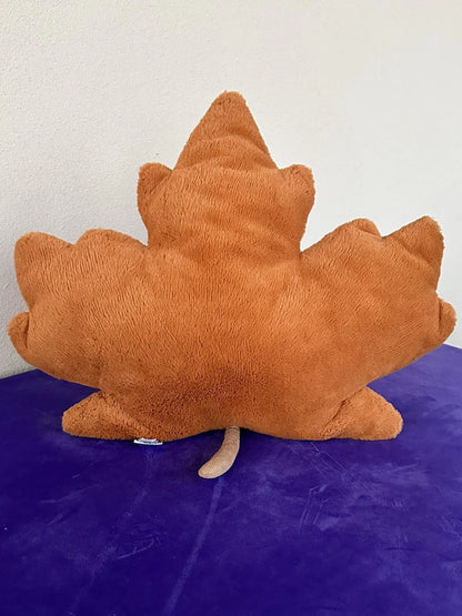 Jellycat Woodland Maple Leaf Large Warm Brown Leave Rare Retired Soft Toy Plush