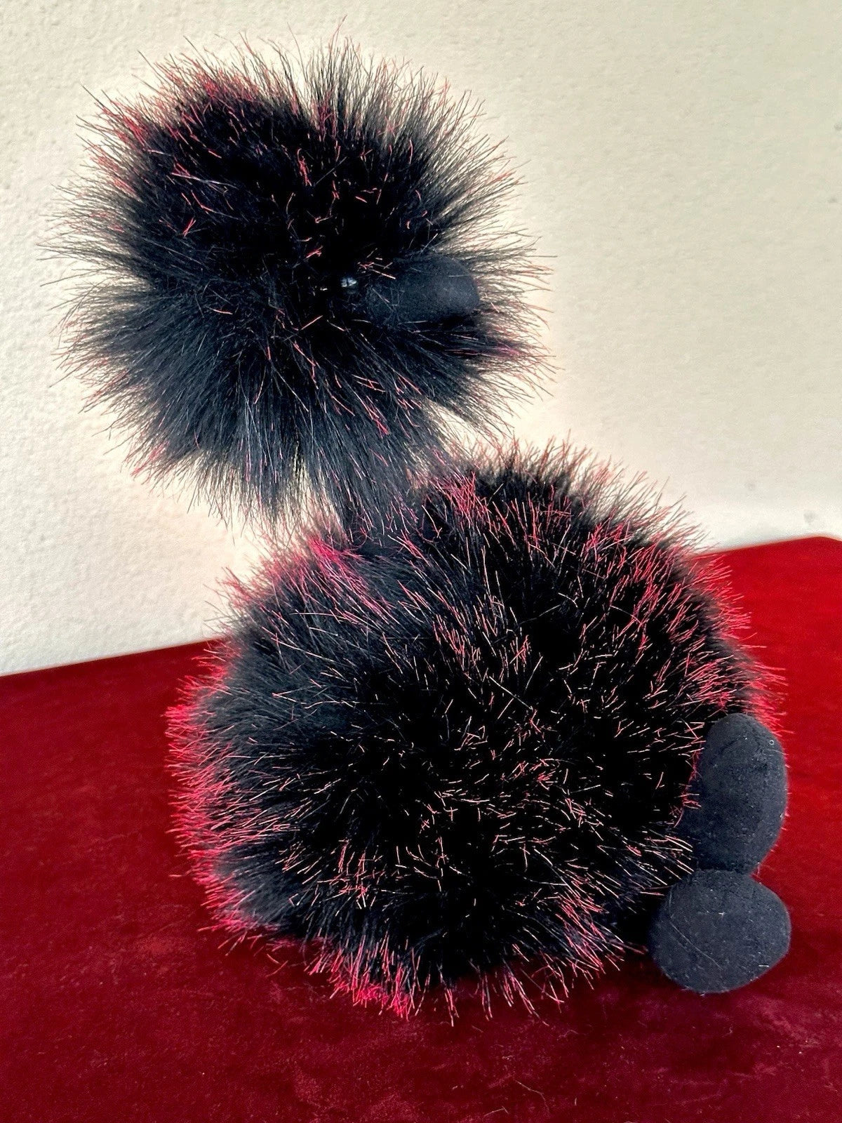 Jellycat Liquorice Pompom BNWOT Soft Toy 13in Rare Fluffy Ostrich Bird Plush
