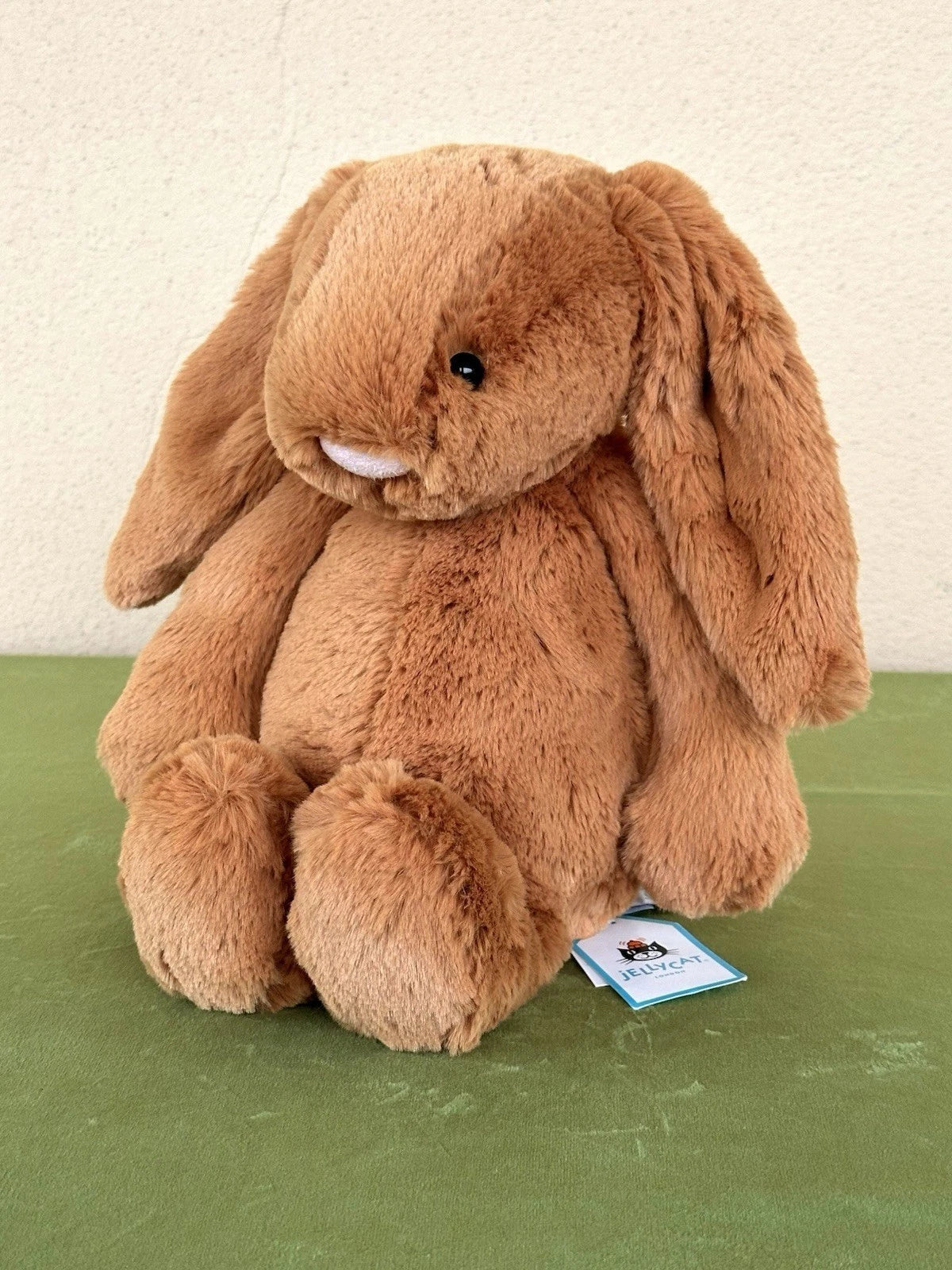 New Jellycat Medium Bashful Golden Bunny BNWT Retired Warm Brown Rabbit Plush