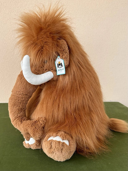 NUOVO Jellycat Maximus Mammoth nuovo con etichette grande riprovato raro giocattolo morbido cm.37 peluche