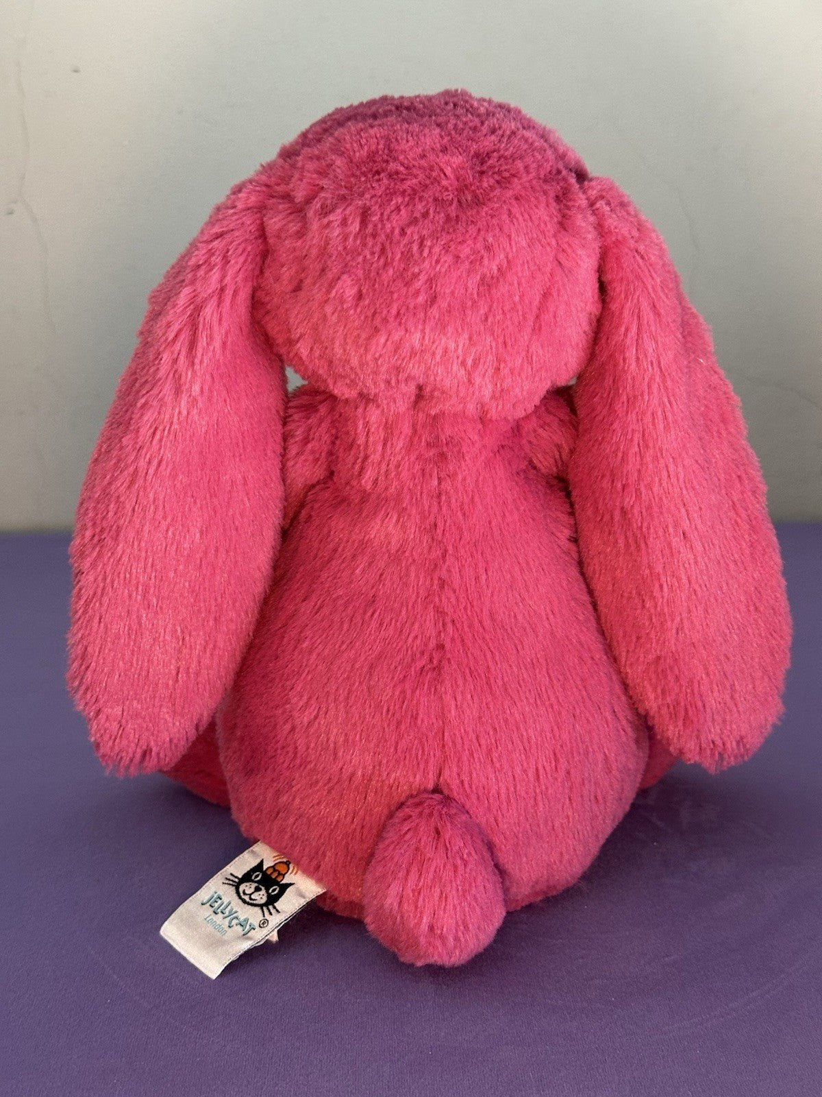 Peluche Jellycat Medium Bashful Rose Blossom coniglietto rosa raro ritirato 12"-