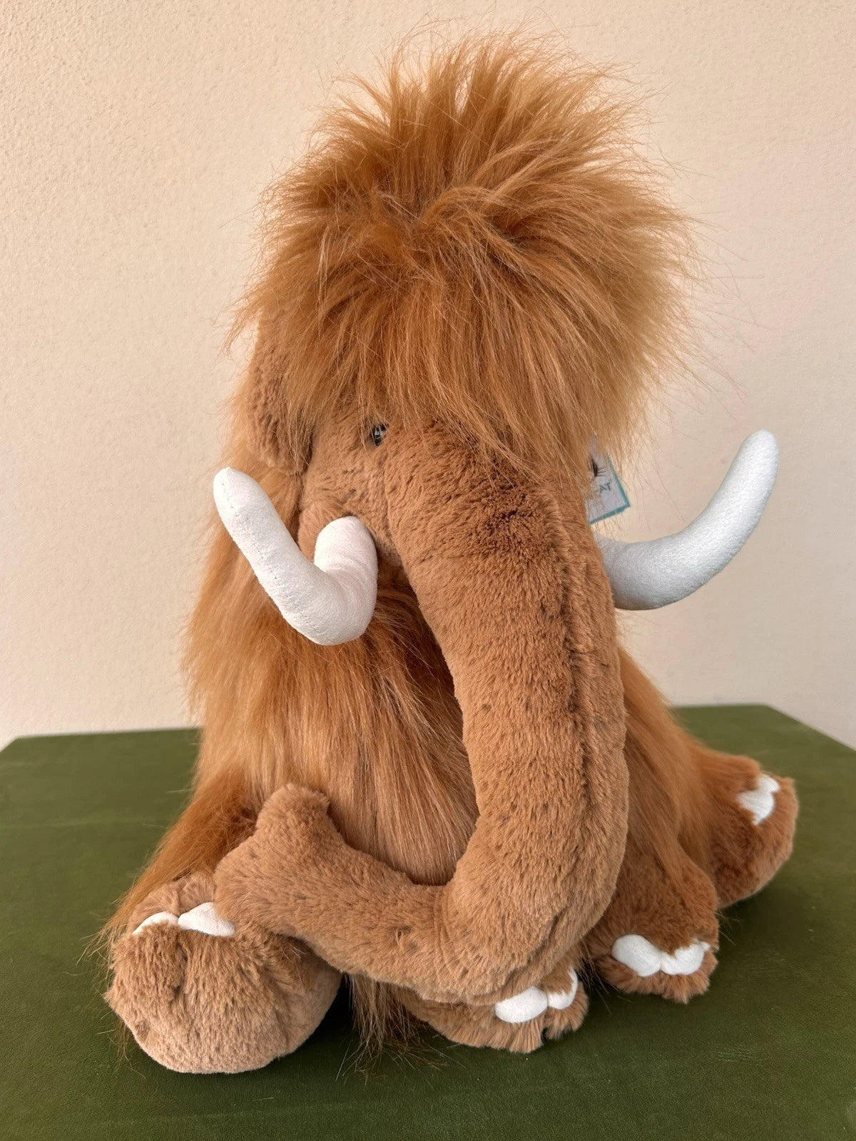 NUOVO Jellycat Maximus Mammoth nuovo con etichette grande riprovato raro giocattolo morbido cm.37 peluche