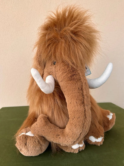NUOVO Jellycat Maximus Mammoth nuovo con etichette grande riprovato raro giocattolo morbido cm.37 peluche
