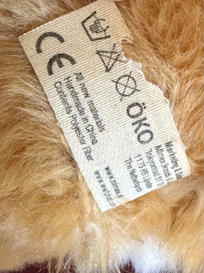 WWF Oko Volpe Rossa Seduta 23 cm 9” Bosco Volpe Arancione Raro Peluche Ritirato Giocattolo Morbido