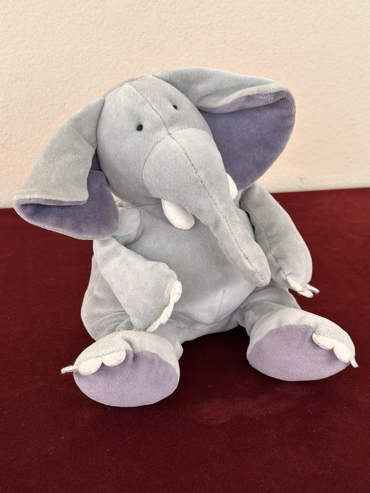 Jellycat Large Rumble Tumble Elephant BNWOT Vintage Retired Plush 1999 Grey Elly cm.30