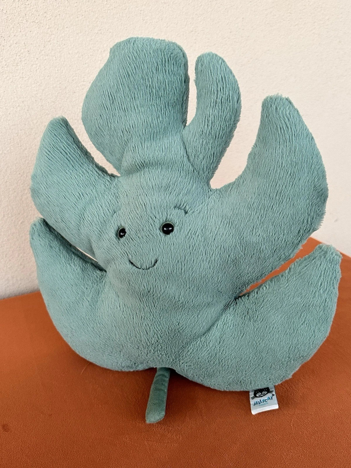 Jellycat Tropical Palm Leaf BNWOT Large Green Leave Rare Retired Soft Toy Plush