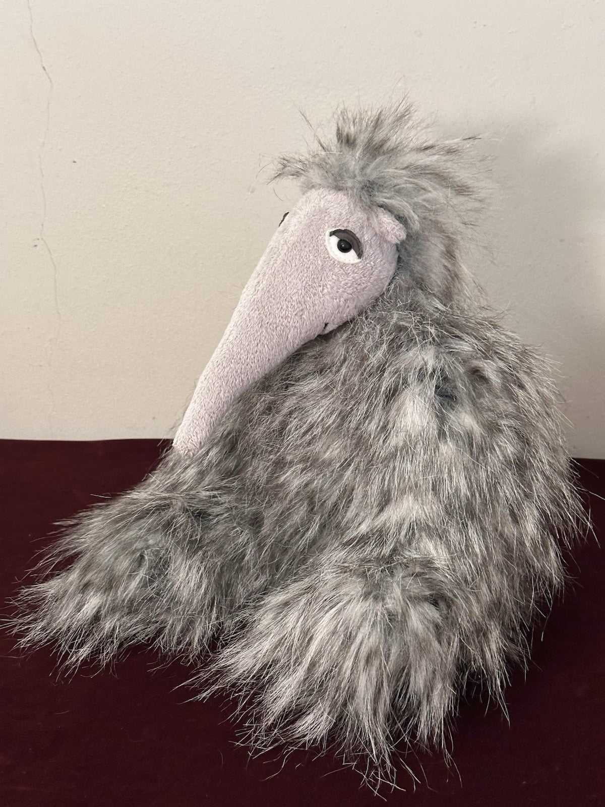Jellycat Arnie Aardvark Anteater cappotto lungo grigio tabby peluche ritirato giocattolo morbido-