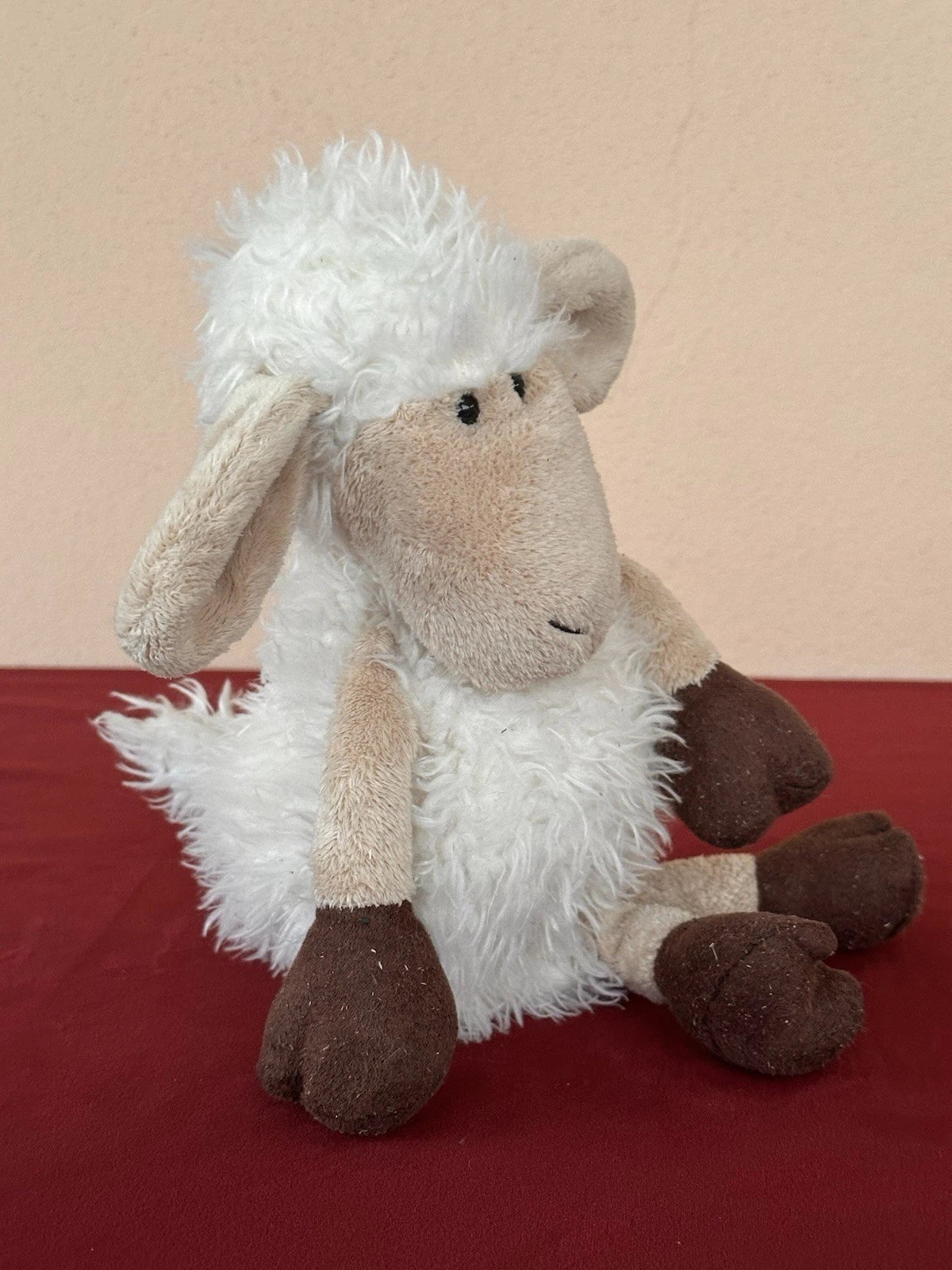 Peluche Jellycat Tiggalope Pecora Bianca Raro Pensionato Giocattolo Morbido Crema Agnello cm.36