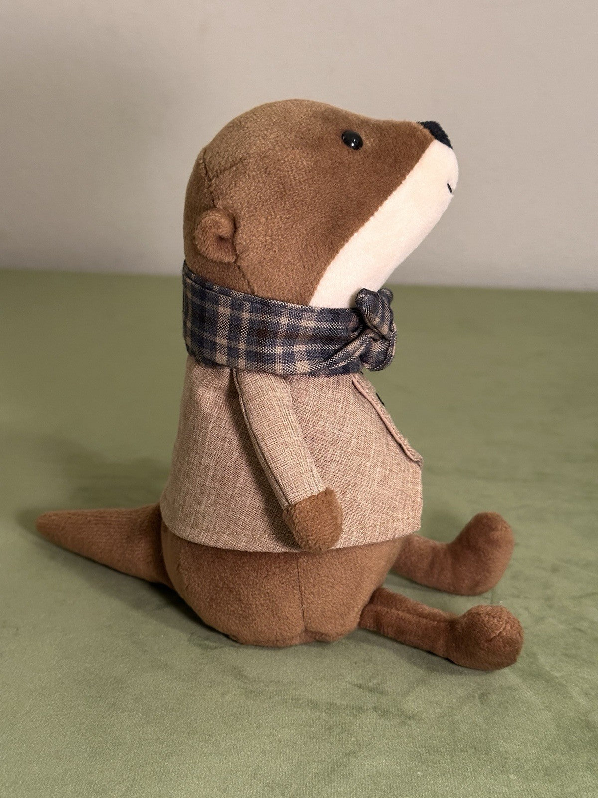 Peluche Jellycat Riverside Rambler Otter giocattolo morbido vestito ritirato raro da collezione-