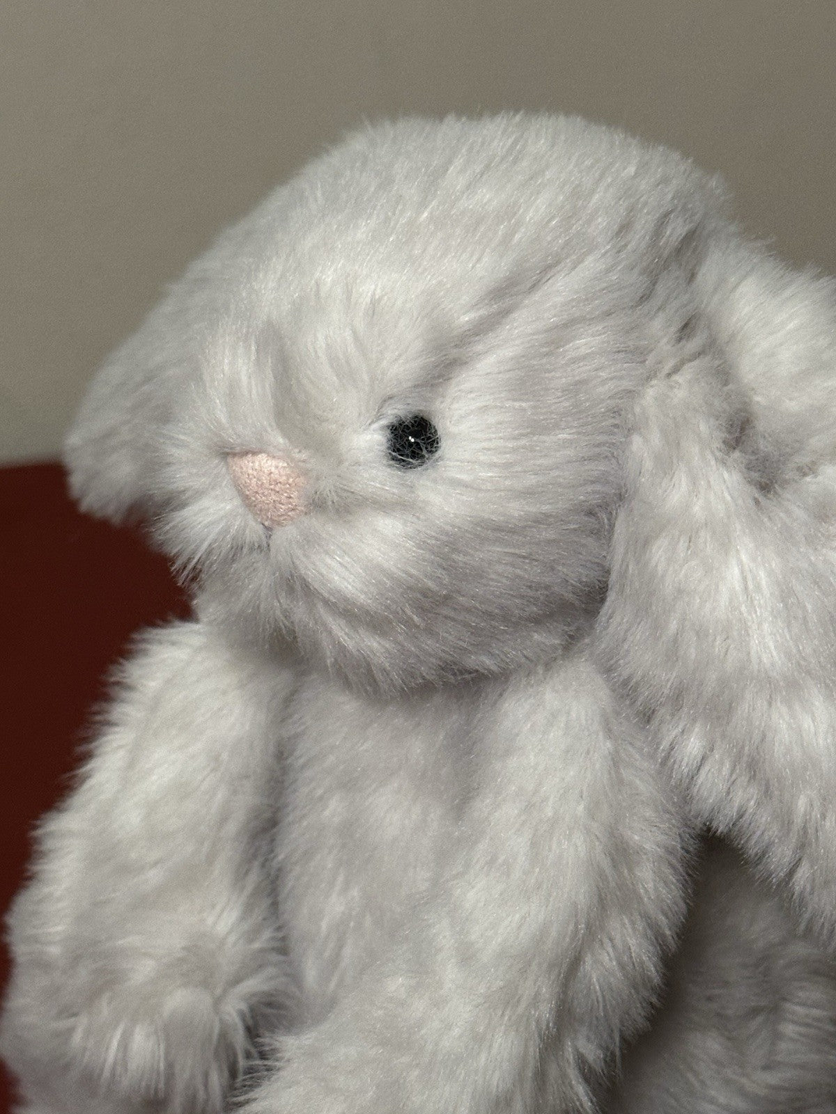 Jellycat piccolo coniglietto betulla timido nuovo senza etichette coniglio cincillà bosco ritirato HTF-