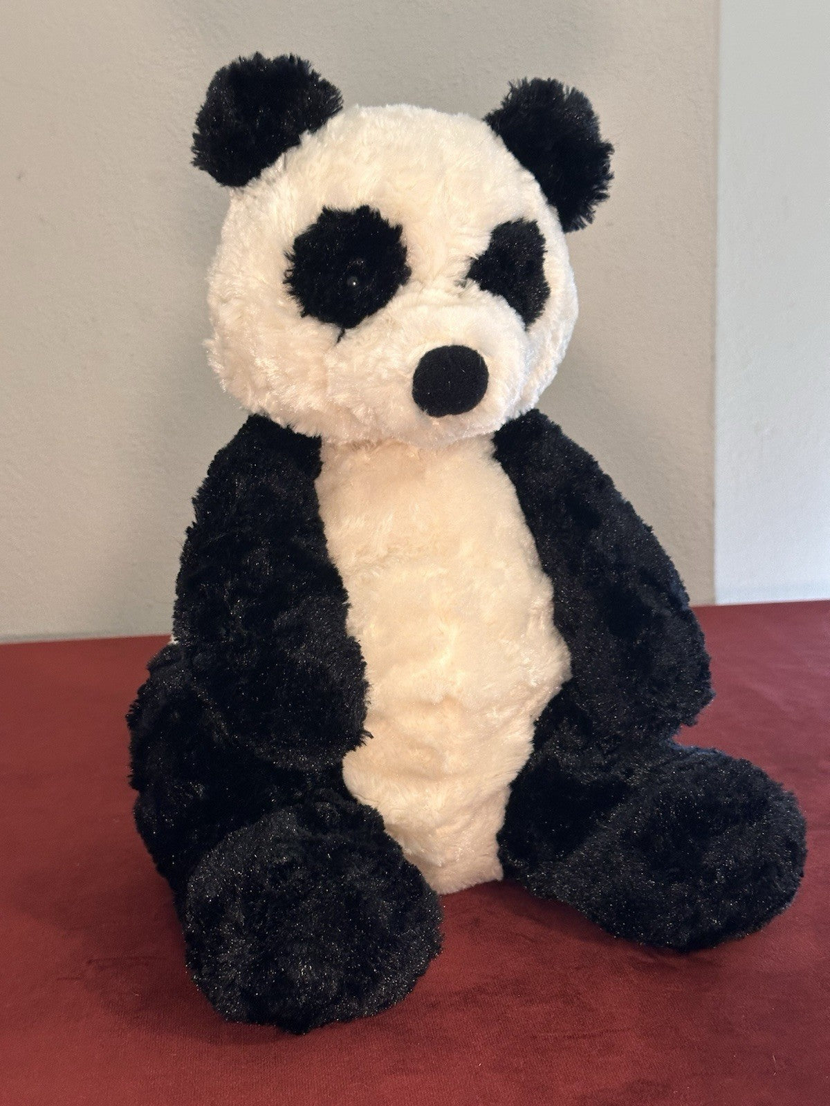 Peluche Jellycat Large Bartlesham Panda nuovo senza etichette raro vintage ritirato nero panna cm40-