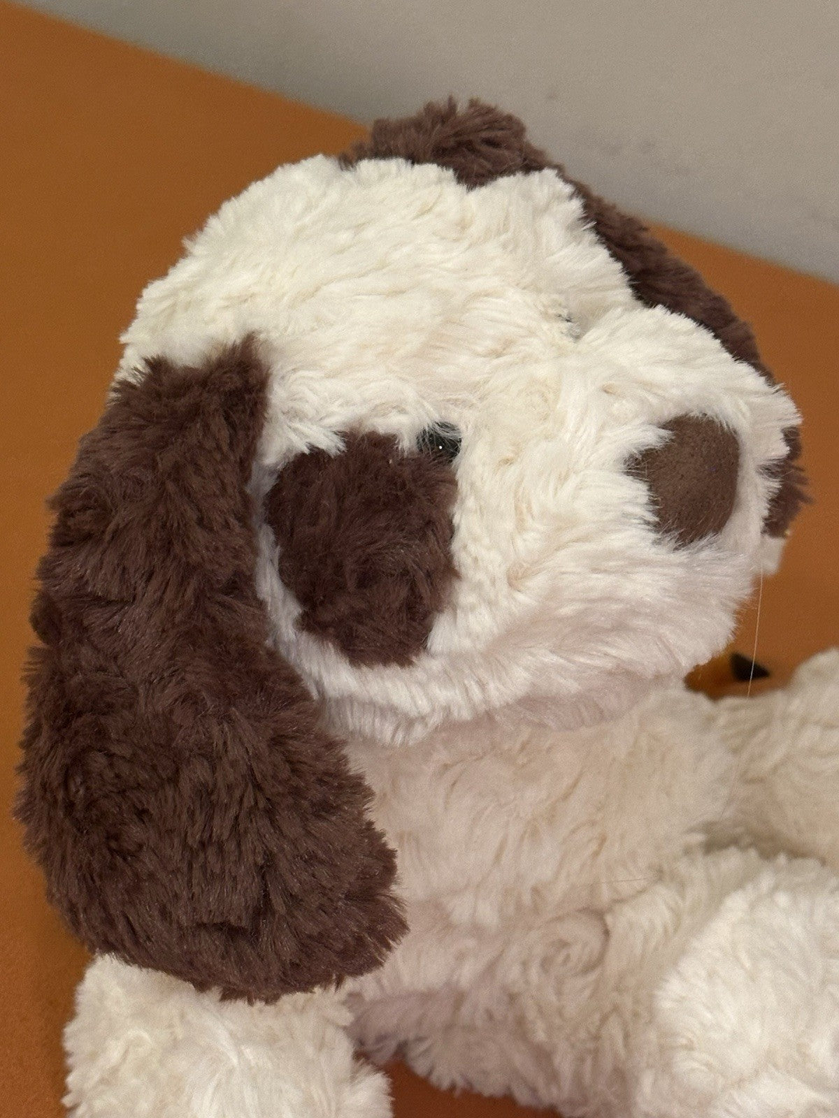 NUOVO Jellycat Piccolo Rollo Mutt Nuovo con etichette Cucciolo Cane Giocattolo Morbido Peluche Ritirato Vintage-