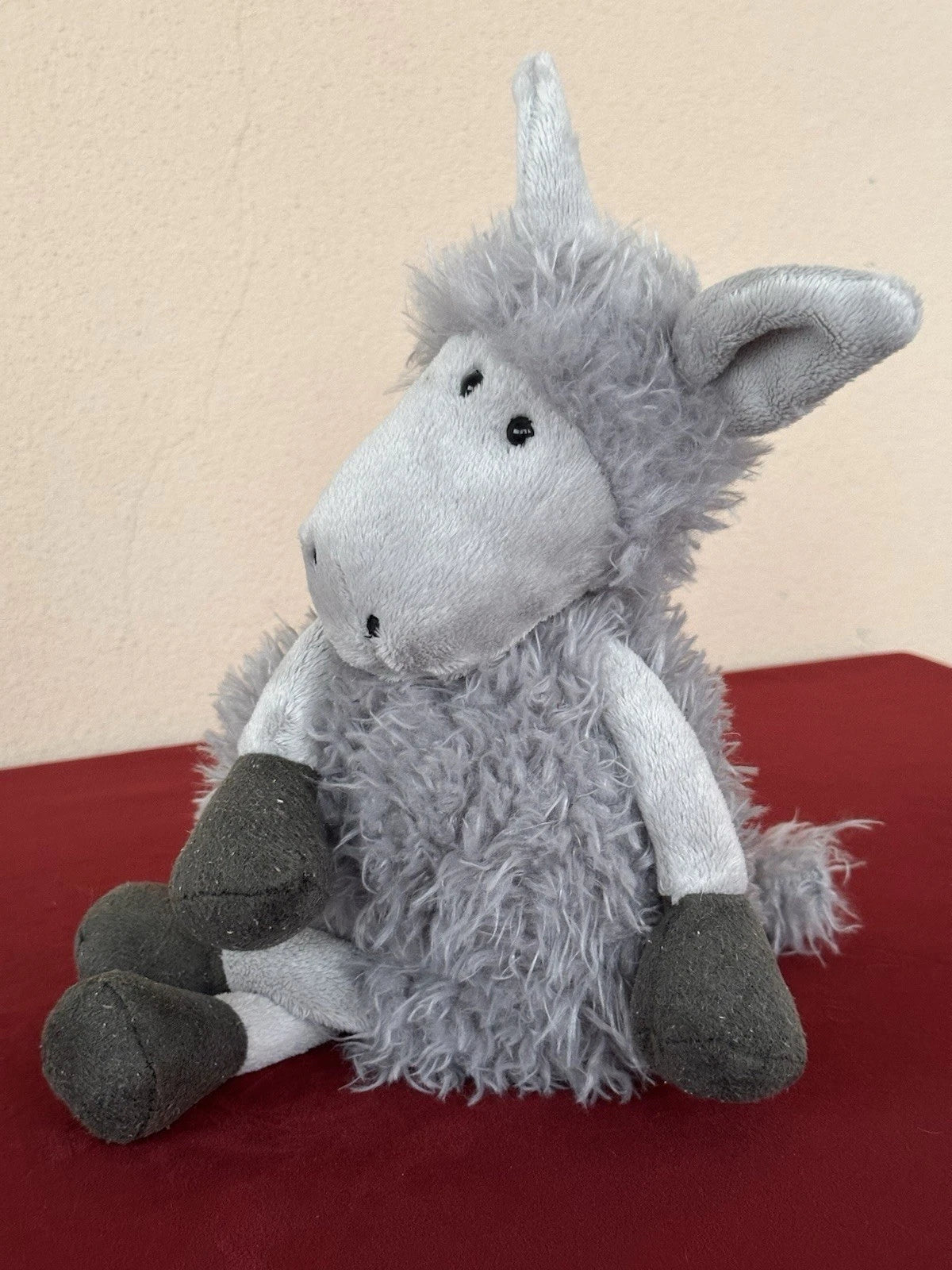 Jellycat Tiggalope Donkey Rare Retired Soft Toy Grey Mule Plush Toy cm.36