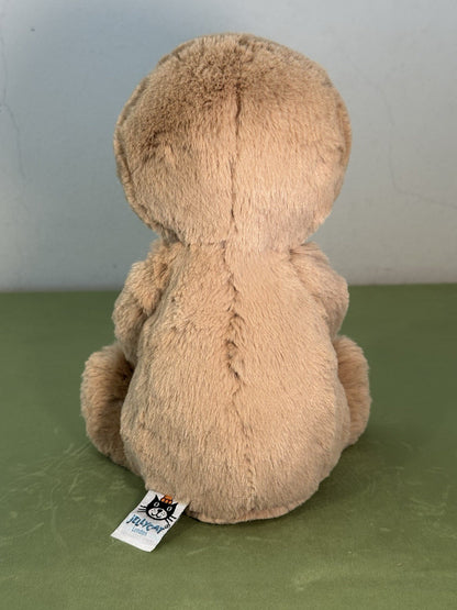 Peluche Jellycat Medium Bashful Sloth nuovo senza etichette ritirato raro animale selvatico giocattolo morbido-