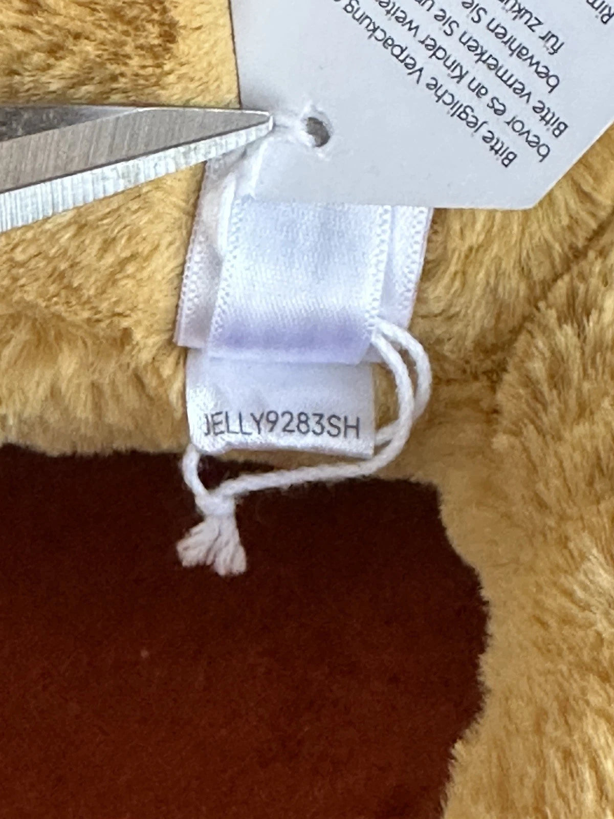 NUOVO Jellycat Little Golden Dragon nuovo con etichette piccolo drago ritirato originale HTF cm.26