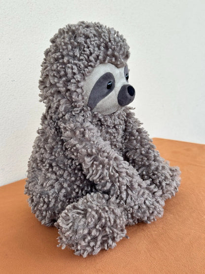 Rarissimo peluche Jellycat Cicerone bradipo riccio marrone beige in pensione cm.40