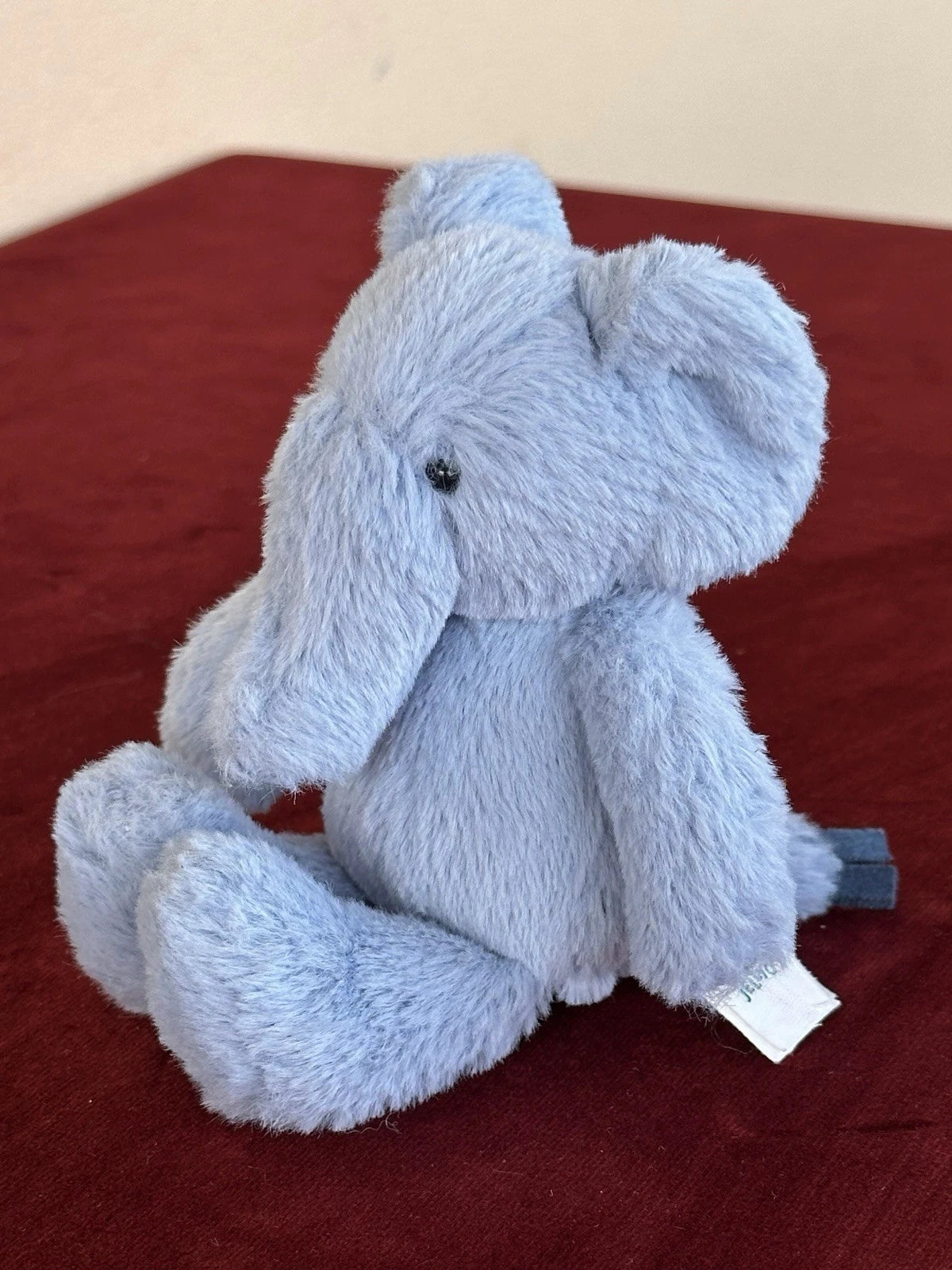 Jellycat Tiny Baby Piper Elephant BNWOT Blue Elly Mini Plush 5.5” Gap Exclusive
