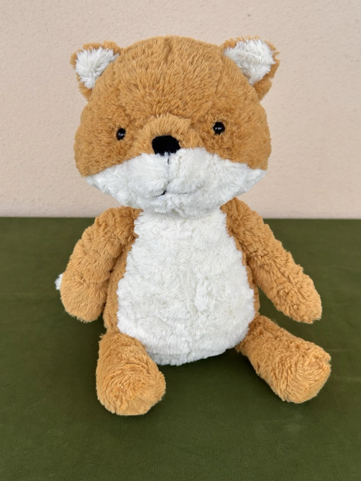 Jellycat Tuffet Fox BNWOT Woodland Orange and Cream Fox Rare Retired Soft Toy