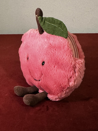 Jellycat Borsa Ciliegia Amusabile Ritirata HTF Frutta Cibo Ciliegie Morbida Rara Peluche-