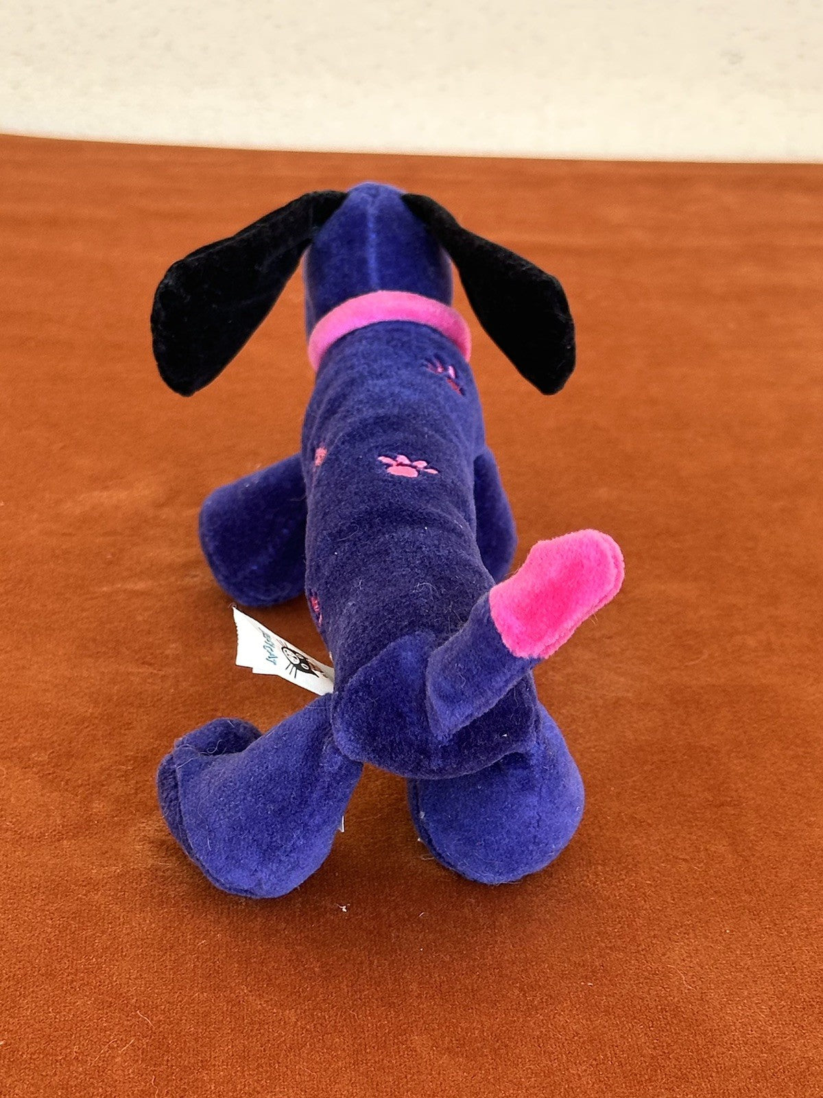 Peluche morbido cane bassotto cucciolo Jellycat Pootlin raro - collezione 2002 ritirato-