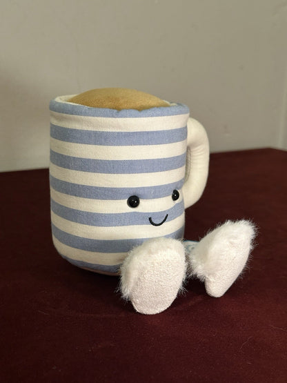 NUOVA tazza di tè Jellycat Amuseables Rosie Lea nuova con etichette tazza cibo e bevande giocattolo esclusivo-
