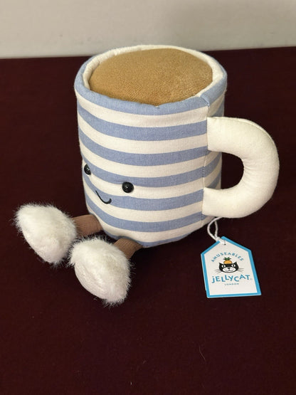 NUOVA tazza di tè Jellycat Amuseables Rosie Lea nuova con etichette tazza cibo e bevande giocattolo esclusivo-