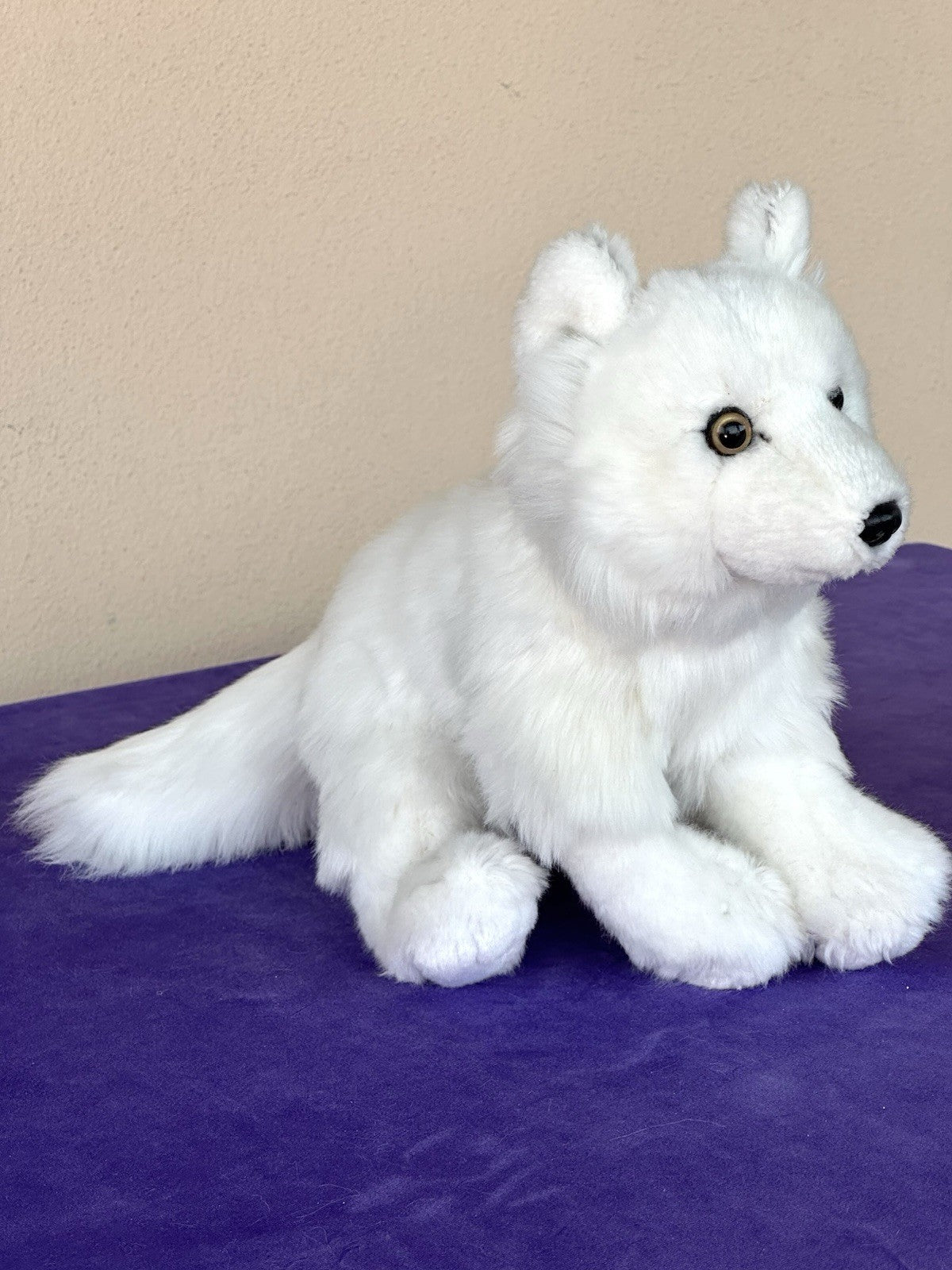 Peluche Impexit Artic Fox nuovo senza etichette bianco volpe invernale raro peluche giocattolo morbido ritirato-
