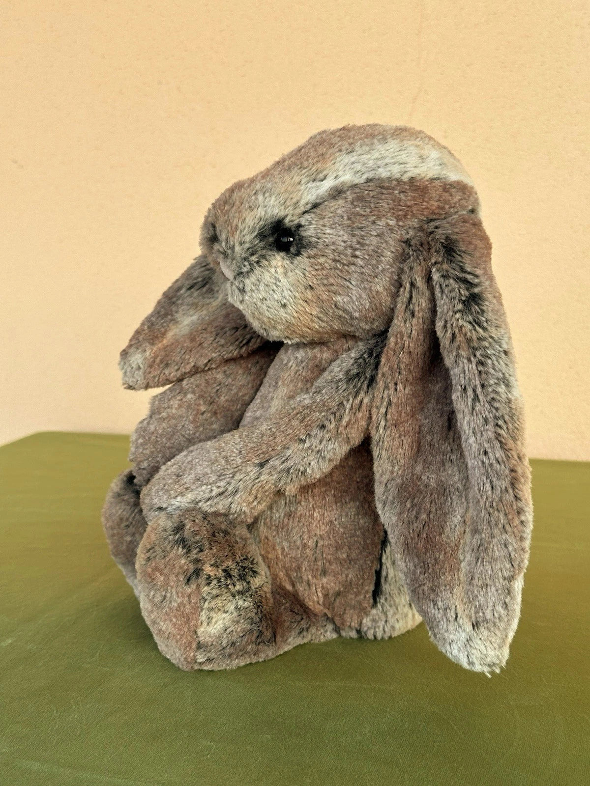 Jellycat Medium Bashful Cottontail Bunny nuovo senza etichette Woodland raro coniglio ritirato
