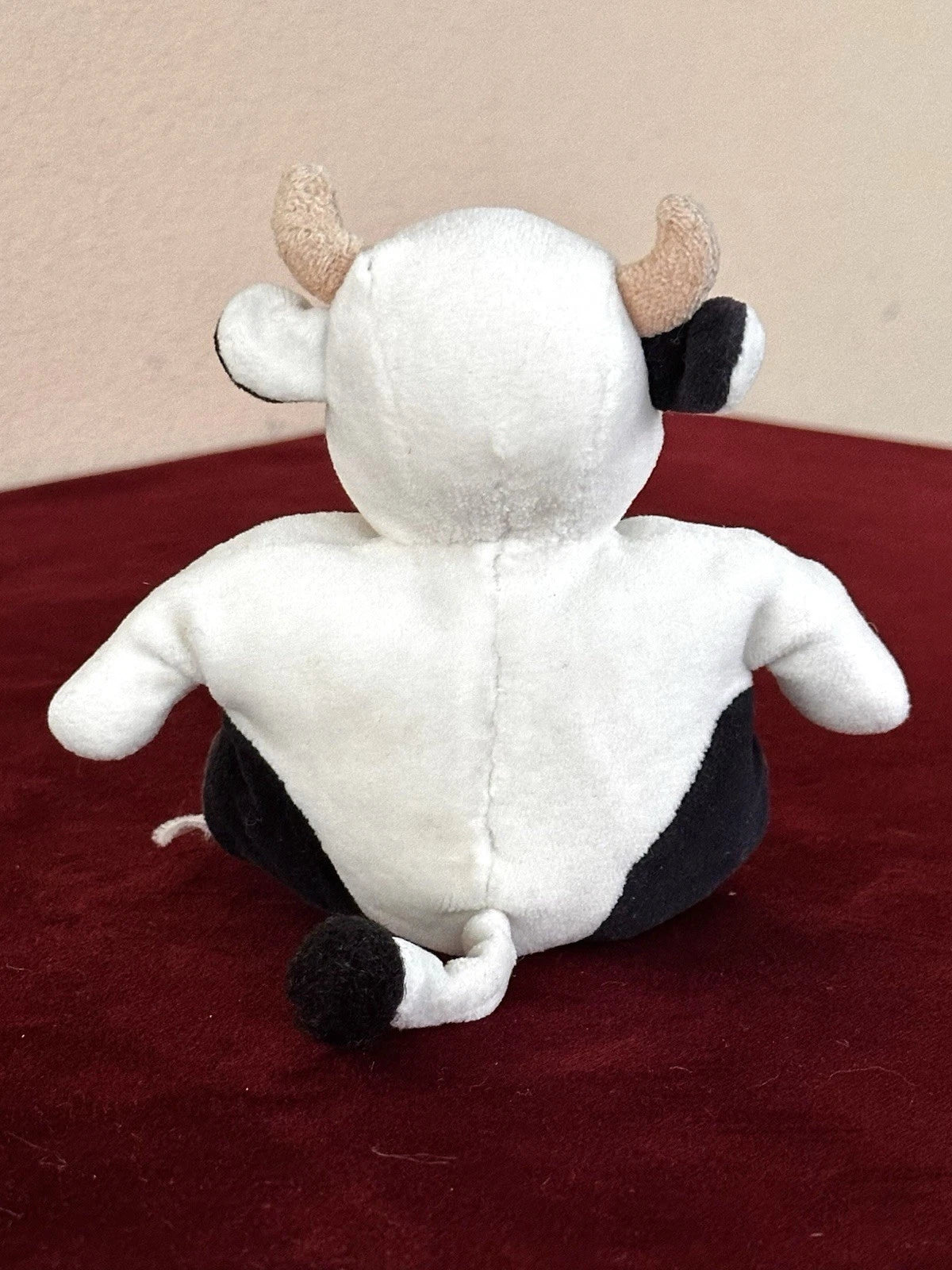 Jellycat Comfie Cow - Small Velour Beanie Cow - Tiny Cow 5” Retired 1999
