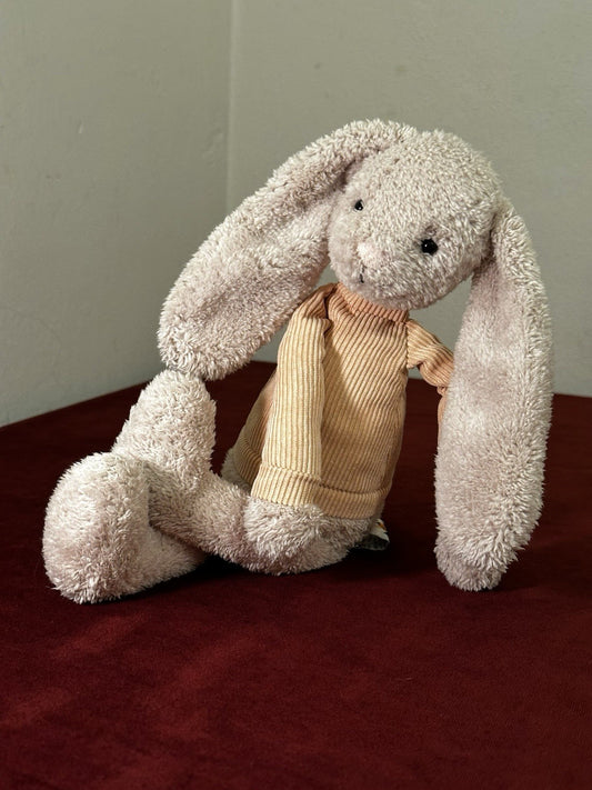 Jellycat Jumble Bunny Pensionato Raro Cordy Rosa Jumper Coniglio Giocattolo Morbido-