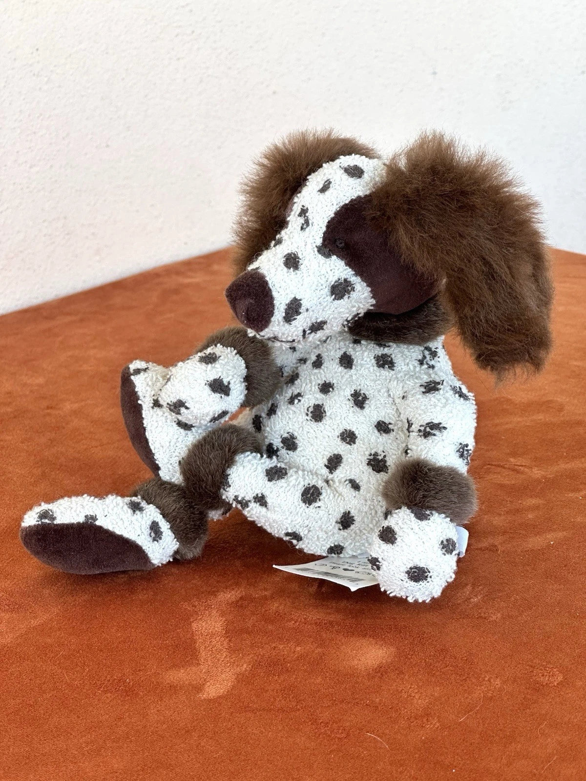 NUOVO Jellycat Riff Ruff Dog Nuovo con etichette Raro Vintage Springer Spaniel Morbido Giocattolo Ritirato