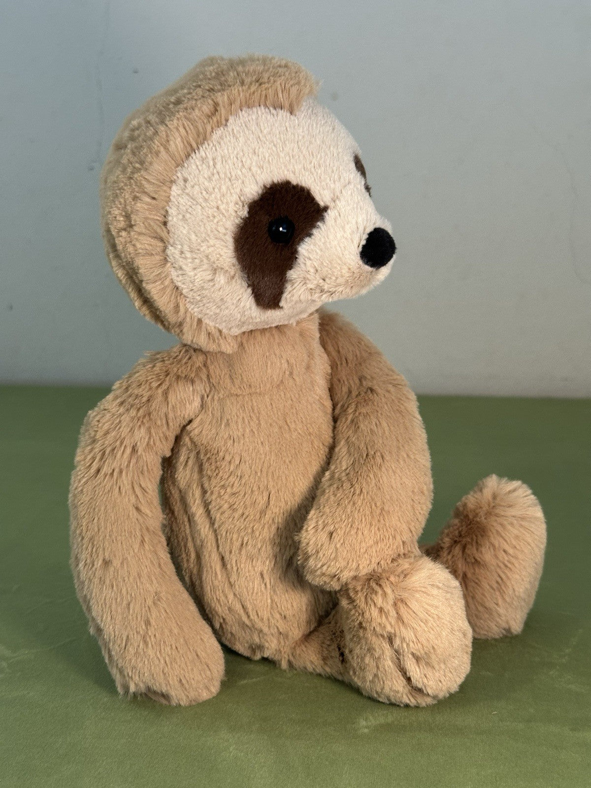 Peluche Jellycat Medium Bashful Sloth nuovo senza etichette ritirato raro animale selvatico giocattolo morbido-